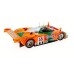 MC-87021ORG - MicroCity87 Mazda 787B Le Mans Race Car #55 - Orange/Green