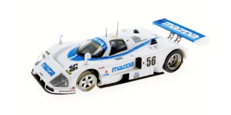MC-87021WHT - MicroCity87 Mazda 787B Le Mans Race Car #56 - White MC-87021WHT - MicroCity87 Mazda 787B Le Mans Race Car #56 - White