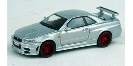 MC-870012SLV - MicroCity87 1989-2002 Nissan R34 GT-R - Silver