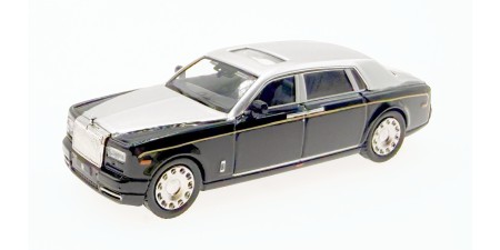 MC-870018SLB MicroCity87 Rolls Royce Phantom - Silver & Black Limited Edition