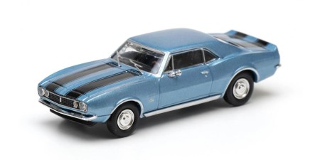 870144021 HO Scale Minichamps 1967 Chevrolet Camaro - Metallic Blue/Black Stripes 870144021 HO Scale Minichamps 1967 Chevrolet Camaro - Metallic Blue/Black Stripes