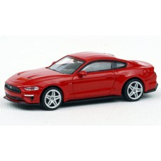 870087020 HO Scale Minichamps 2018 Ford Mustang GT - Red