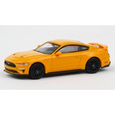 870087024 HO Scale Minichamps 2018 Ford Mustang GT - Metallic Orange