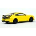 870087027 HO Scale Minichamps 2018 Ford Mustang GT - Yellow/Black Stripes