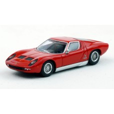 870103020 HO Scale Minichamps 1966 Lamborghini Miura - Red