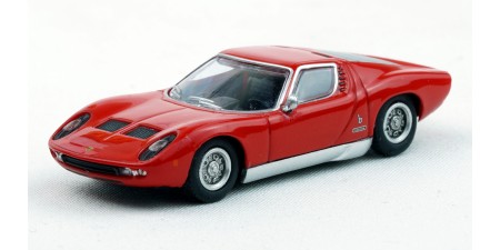 870103020 HO Scale Minichamps 1966 Lamborghini Miura - Red