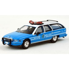 PCX870452 - PCX87 HO 1991 Chevrolet Caprice Station Wagon -  Blue NYPD
