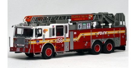 870234 - PCX87 Ferrara Ultra - FDNY Ladder 156 Fire Truck - Brooklyn (Midwood)
