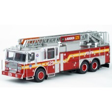 870688 - PCX87 Ferrara Ultra - FDNY Ladder 129 Fire Truck - Queens (Flushing) "Mets Pinstripes"