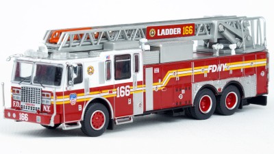 870692 - PCX87 Ferrara Ultra - FDNY Ladder 166 Fire Truck - Brooklyn (Coney Island)