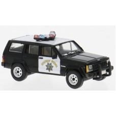 PCX870730 - PCX87 1984 Jeep Cherokee - Black/White CHP PCX870730 - PCX87 1984 Jeep Cherokee - Black/White CHP