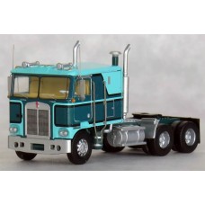 TRW41054 - N Scale Trainworx Kenworth K100 VIT Tandem Axle Truck Tractor - Green/Green