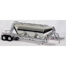 TSH-001 Trucks N' Stuff HO Pneumatic Bulk Trailer - "Chrome"