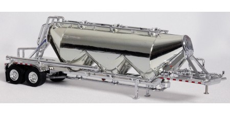 TSH-001 Trucks N' Stuff HO Pneumatic Bulk Trailer - "Chrome"
