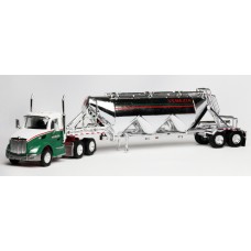 TSH-007 Trucks N' Stuff HO Peterbilt 579 Day Cab Truck Tractor & Pneumatic Bulk Trailer - Venezia 