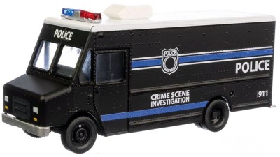 949-12105 Walthers Scenemaster Morgan Olson Route Star Van - Police Dept. CSI Truck