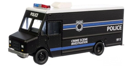 949-12105 Walthers Scenemaster Morgan Olson Route Star Van - Police Dept. CSI Truck