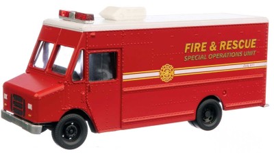 949-12107 Walthers Scenemaster Morgan Olson Route Star Van - Fire Dept. Special Operations Truck