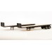 949-2703 Walthers Scenemaster 40' Flatbed Trailer - Assembled (Black) 2 Pack