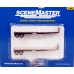 949-2703 Walthers Scenemaster 40' Flatbed Trailer - Assembled (Black) 2 Pack