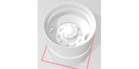 W12D - Replacement Wheel, Athearn, Drive, 2 Hole Steel