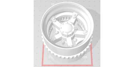 W2S5D - Replacement Wheel, Atlas, Drive, 5 Spoke