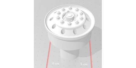 W310F - Replacement Wheel, Brekina, Front, 10 Hole Aluminum, Oiler Hub
