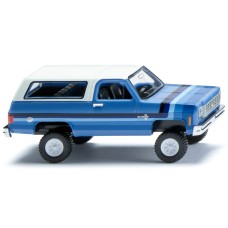 WIK011102 - Wiking HO 1975 Chevrolet K5 Blazer - Blue/White