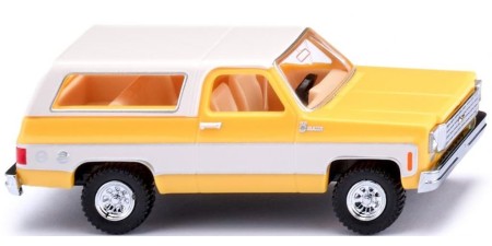 WIK011103 - Wiking HO 1975 Chevrolet K5 Blazer - Yellow/White WIK011103 - Wiking HO 1975 Chevrolet K5 Blazer - Yellow/White