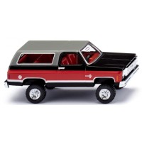 WIK011104 - Wiking HO 1975 Chevrolet K5 Blazer - Red/Black WIK011104 - Wiking HO 1975 Chevrolet K5 Blazer - Red/Black