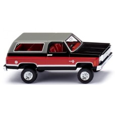 WIK011104 - Wiking HO 1975 Chevrolet K5 Blazer - Red/Black