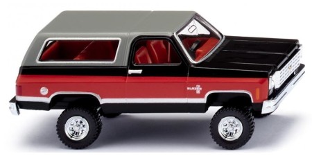 WIK011104 - Wiking HO 1975 Chevrolet K5 Blazer - Red/Black WIK011104 - Wiking HO 1975 Chevrolet K5 Blazer - Red/Black