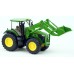 WIK035804 - Wiking HO John Deere 7280R Farm Tractor With Front End Loader
